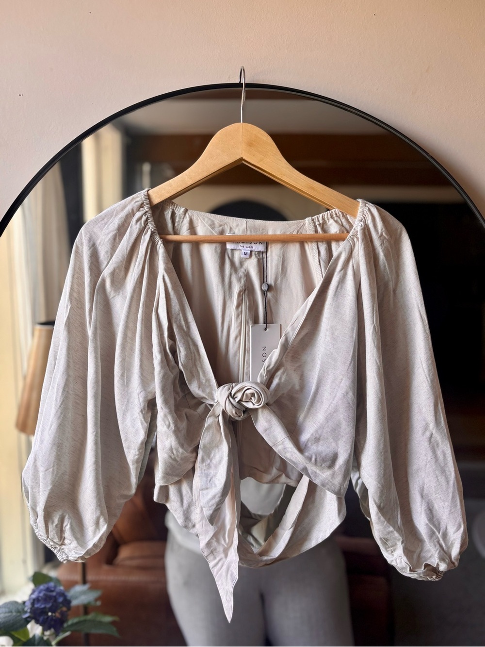 MADISON THE LABEL | NWT Immy tie top | size medium - Picture 3 of 6